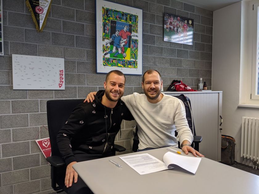 Vertragsverlängerung Gabriel Lüchinger FC Vaduz